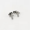 Dainty Silver Cross Studs