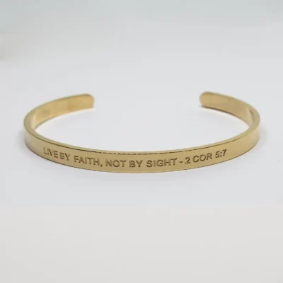 2 Cor 5: 7 cuff