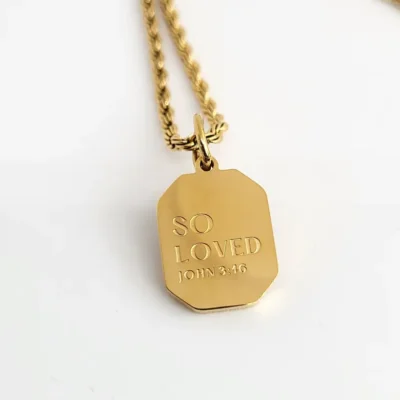 so loved 3:16 necklace