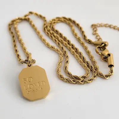 so loved 3:16 necklace
