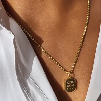 Kingdom CTZN enscribed Necklace