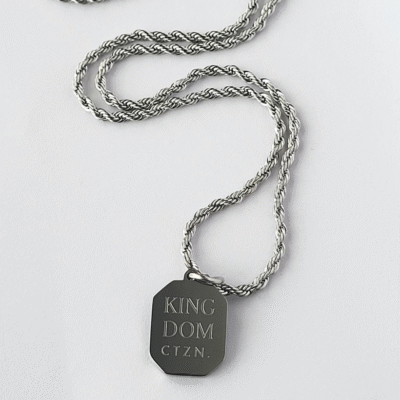 Kingdom CTZN Necklace in Silver Colour