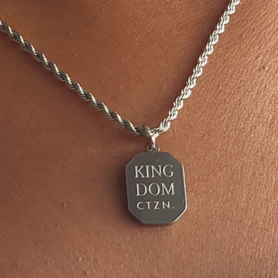 Kingdom CTZN Necklace in Silver Colour christian jewellery