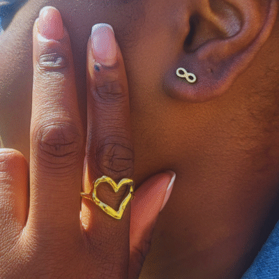 Dainty Infinity Studs - Gold