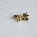 Dainty Infinity Studs - Colour Gold