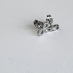 Dainty Infinity Studs -  Colour Silver