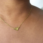 Mini Reversible (Loved + John 3:16) Necklace - Colour Gold