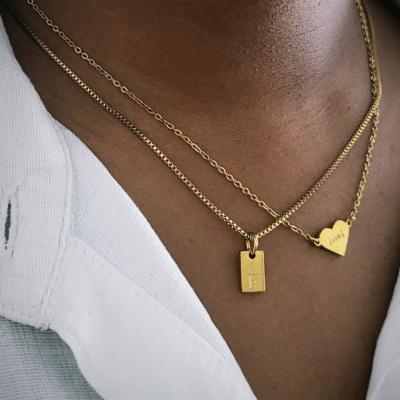 necklace gold stck