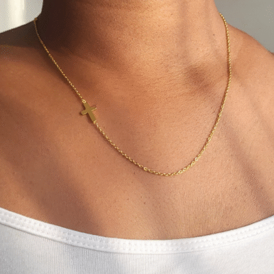 Dainty christian Cross Necklace